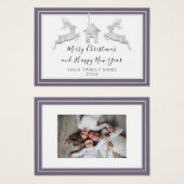 メリークリスマスハッピーニューイヤー名ホワイトスモーク (正面&裏面)