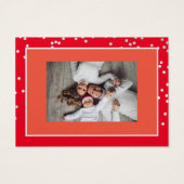 メリークリスマスハッピーニューイヤー名レッドグレー (裏面)