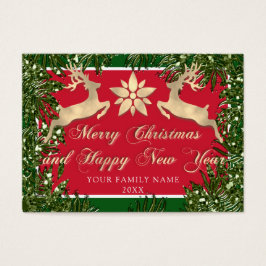 メリークリスマスハッピーニューイヤー名写真カスタム撮り