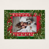 メリークリスマスハッピーニューイヤー名写真カスタム撮り (裏面)