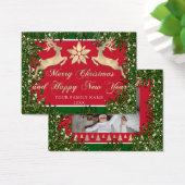 メリークリスマスハッピーニューイヤー名写真カスタム撮り (デスク)