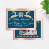 メリークリスマスハッピーニューイヤー名写真枠 (デスク)