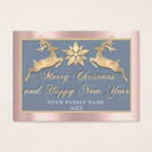 メリークリスマスハッピーニューイヤー名写真RoseBlue (正面)