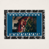 メリークリスマスハッピーニューイヤー名海軍シルバー (裏面)