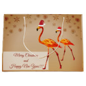 メリークリスマスハッピーニューイヤー抱き枕 ラージペーパーバッグ (正面)