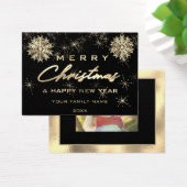 メリークリスマスハッピーニューイヤー挿入カードフォト (デスク)