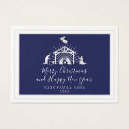 メリークリスマスハッピーニューイヤー海軍聖家族