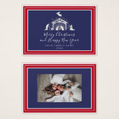 メリークリスマスハッピーニューイヤー神聖な家族ノーティック (正面&裏面)