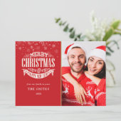 メリークリスマスハッピーニューイヤー金ゴールド4 Photo シーズンカード (スタンド正面)