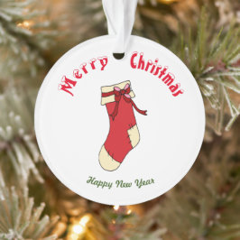 メリークリスマスハッピーニューイヤー   オーナメント