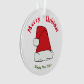メリークリスマスハッピーニューイヤー オーナメント (正面)