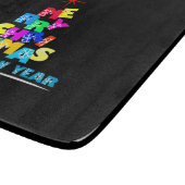 メリークリスマスハッピーニューイヤー カッティングボード (角)