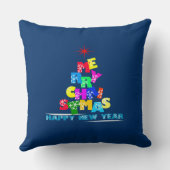 メリークリスマスハッピーニューイヤー クッション (裏面)