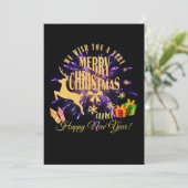 メリークリスマスハッピーニューイヤー シーズンカード (スタンド正面)