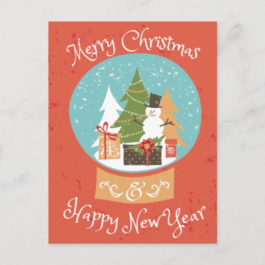 メリークリスマスハッピーニューイヤー シーズンポストカード (正面)