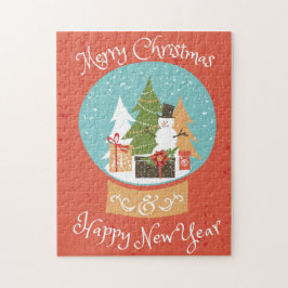 メリークリスマスハッピーニューイヤー ジグソーパズル