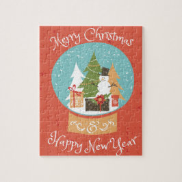 メリークリスマスハッピーニューイヤー ジグソーパズル