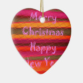 メリークリスマスハッピーニューイヤー セラミックオーナメント (右)