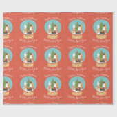 メリークリスマスハッピーニューイヤー ラッピングペーパー (フラット)