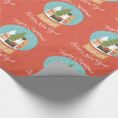 メリークリスマスハッピーニューイヤー ラッピングペーパー (角)