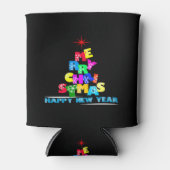 メリークリスマスハッピーニューイヤー 缶クーラー (正面)