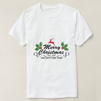 メリークリスマスハッピーニューイヤー Tシャツ