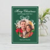 メリークリスマスハッピーニューイヤーCoquet Bow写真 シーズンカード (スタンド正面)