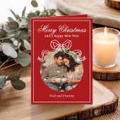 メリークリスマスハッピーニューイヤーCoquet Bow写真 シーズンカード