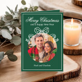 メリークリスマスハッピーニューイヤーCoquet Bow写真 シーズンカード