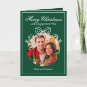 メリークリスマスハッピーニューイヤーCoquet Bow写真 シーズンカード (正面)