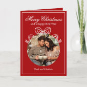 メリークリスマスハッピーニューイヤーCoquet Bow写真 シーズンカード (正面)