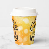 メリークリスマスハッピーニューイヤーTシャツ 紙コップ (左)