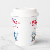 メリークリスマスハッピーニューシーン 紙コップ (左)