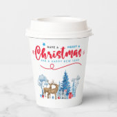 メリークリスマスハッピーニューシーン 紙コップ (裏面)