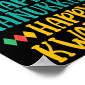 メリークリスマスハッピーハヌッカハッピークワンザ11 ポスター (角)