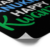 メリークリスマスハッピーハヌッカハッピークワンザ16 ポスター (角)