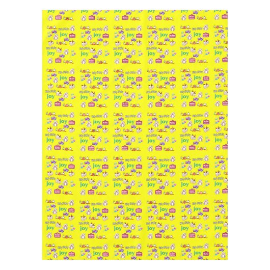 メリークリスマスハッピーバースデーテーブルクロス テーブルクロス (正面)