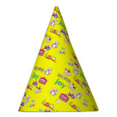 メリークリスマスハッピーバースデー紙パーティー パーティーハット (右)