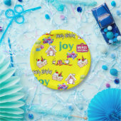 メリークリスマスハッピーバースデー紙プレート ペーパープレート (パーティー)