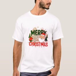 メリークリスマスハッピービベスTシャツ Tシャツ