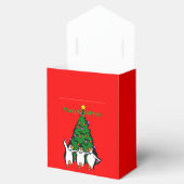 メリークリスマスハッピーペンギンのテントの好意ボックス フェイバーボックス (オープン)