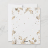 メリークリスマスハッピーホリデーカスタムの写真 シーズンカード (裏面)