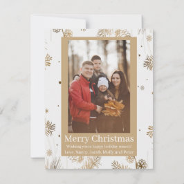 メリークリスマスハッピーホリデーカスタムの写真 シーズンカード