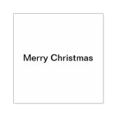 メリークリスマスハッピーホリデーシンプルミニマル ラバースタンプ (インプリント)