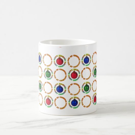 メリークリスマスハッピーホリデーズウィーズズ初めてのクリスマス コーヒーマグカップ (中央)