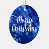 メリークリスマスハッピーホリデーズクリスマスオーナメント セラミックオーナメント (右)