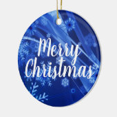 メリークリスマスハッピーホリデーズクリスマスオーナメント セラミックオーナメント (左)