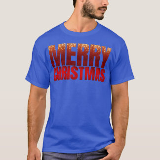 メリークリスマスハッピーホリデーズグリーティングパジャマギ Tシャツ