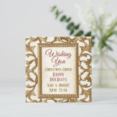 メリークリスマスハッピーホリデーズニューイヤー金ゴールド (スタンド正面)