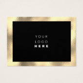 メリークリスマスハッピーホリデーズネームロゴ金ゴールド (裏面)